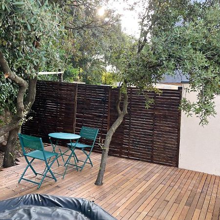Studio Independant - Terrasse Et Piscine En Ete Restinclieres Luaran gambar